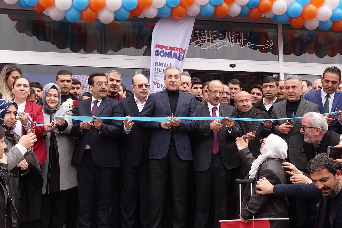 AK Parti ilçe seçim bürosu açılışı yapıldı AK Parti ilçe seçim bürosu açılışı yapıldı